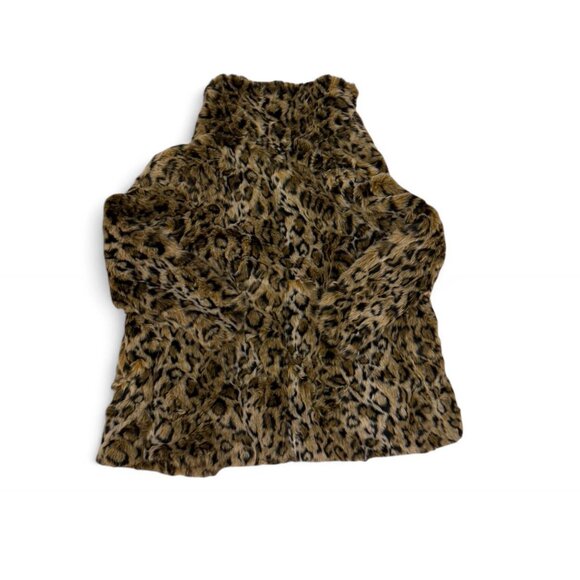 Oversized Leopard print faux fur Coat - Picture 3 of 3
